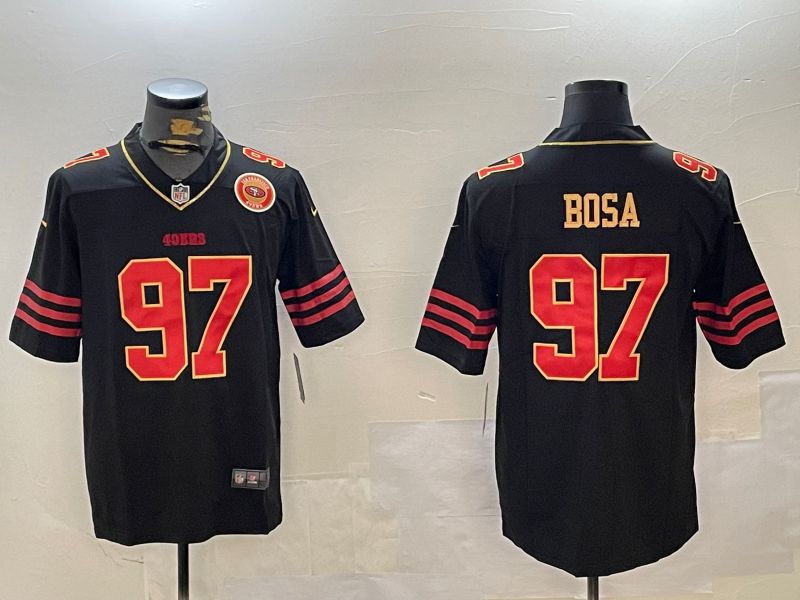 Men San Francisco 49ers #97 Bosa Black Gold 2024 Nike Limited NFL Jersey style 12305->san francisco 49ers->NFL Jersey